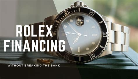 how to finance a rolex|finance rolex with bad credit.